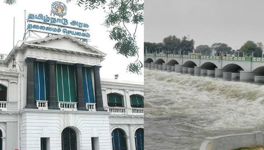 தமிழகத்திற்கான 34 டி.எம்.சி தண்ணீரை கொடுங்க..!  காவிரி மேலாண்மை ஆணையத்திற்கு அரசு கடிதம்..!!