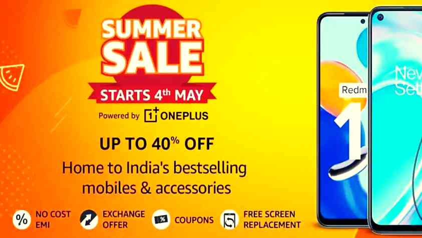 Amazon Summer Sale 2022: அட்டகாசமான விலை..! அதிரடி ஆஃபர்..! தொடங்கியது சம்மர் சேல் மொபைல்ஸ்…!