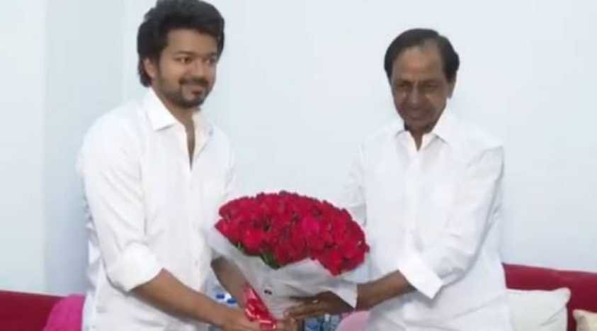 vijay meets kcr முதல்வரை சந்தித்த விஜய்! இதுக்கு பின்னாடி என்ன இருக்கோ?