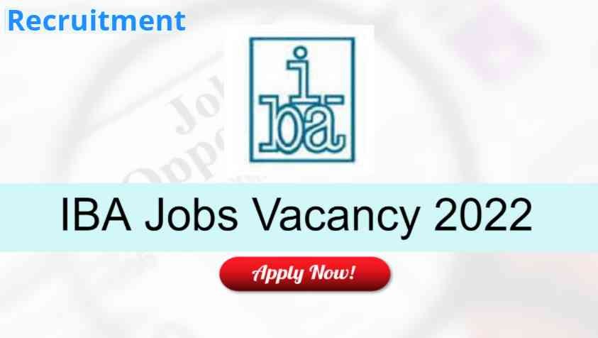 IBA Recruitment Apply Online: தேர்வு இல்லை! நேர்காணல் மட்டுமே..! மாதம் ரூ. 1 லட்சம் வரையிலான பேங்க் வேலை….!