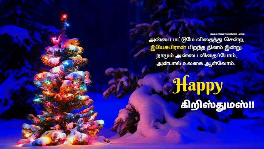 அன்பு நெஞ்சங்களுக்கு கிறிஸ்துமஸ் தின நல்வாழ்த்துக்கள்! | Christmas Wishes in Tamil 
